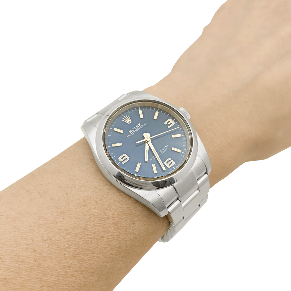 Montre Rolex, "Oyster Perpetual" en acier. - Castafiore