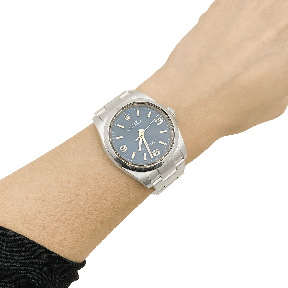 Montre Rolex, "Oyster Perpetual" en acier. - Castafiore