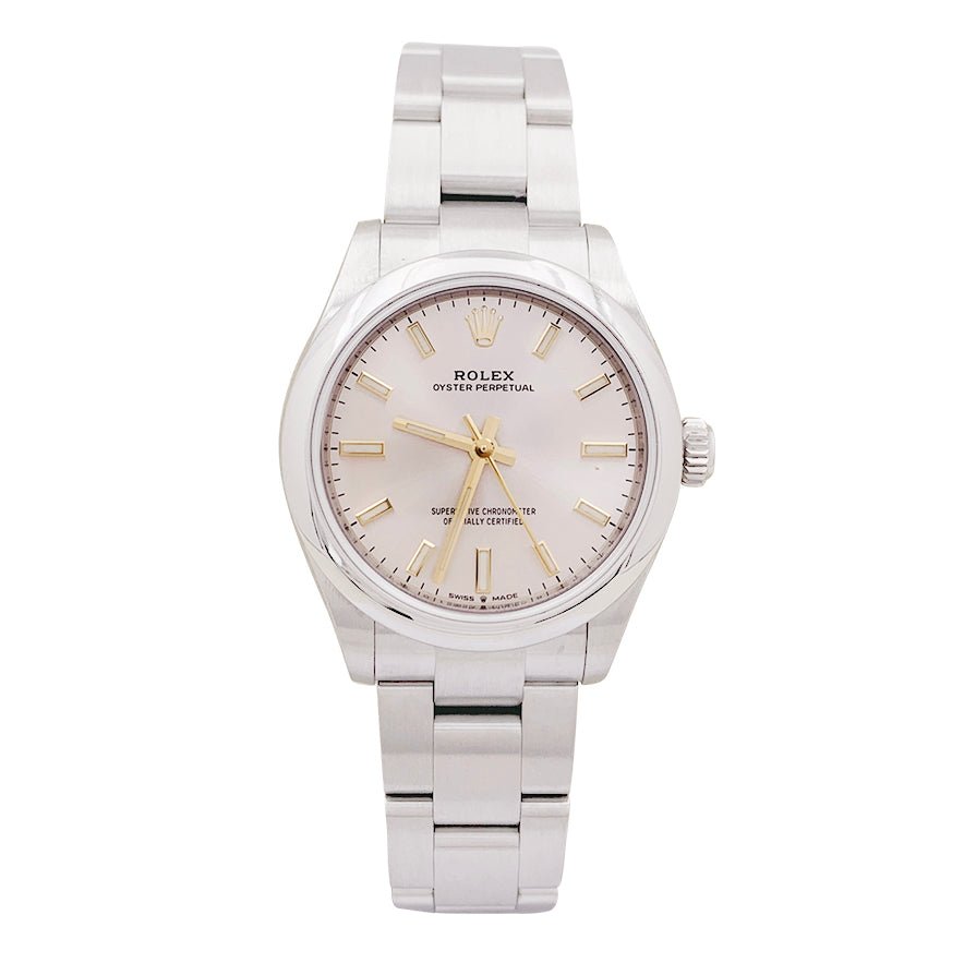 Montre ROLEX "Oyster Perpetual" en acier - Castafiore