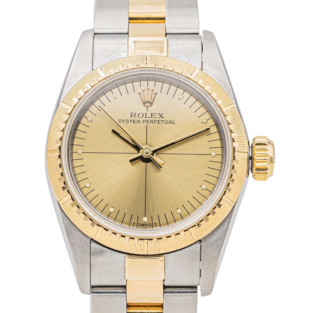 Montre ROLEX Oyster perpetual en acier - Castafiore