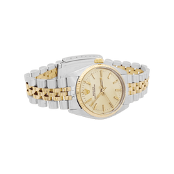 Montre ROLEX "Oyster Perpetual" en or jaune et acier - Castafiore