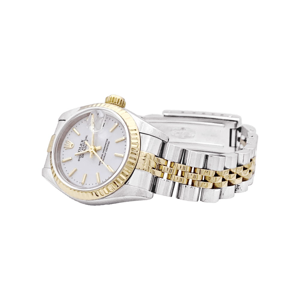 Montre ROLEX "Oyster Perpetual Lady DateJust" en or jaune et acier - Castafiore