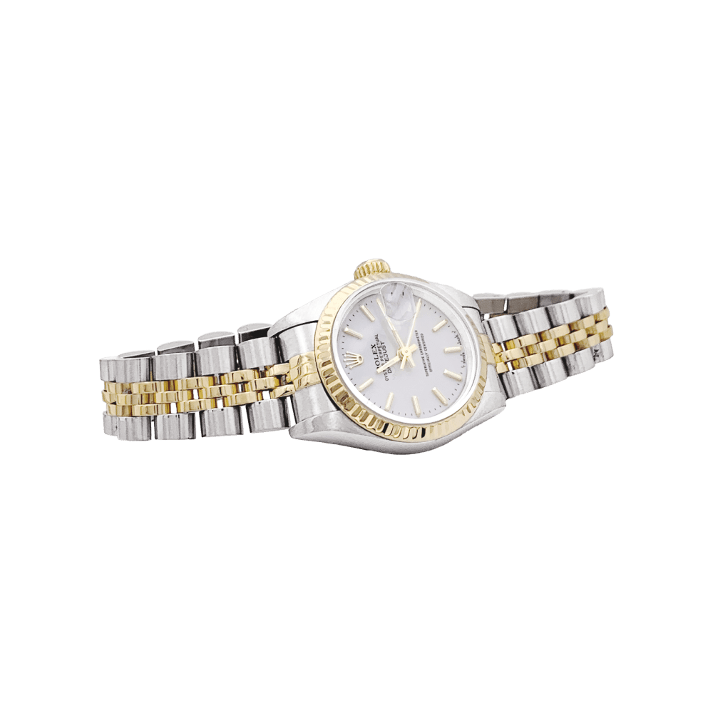 Montre ROLEX "Oyster Perpetual Lady DateJust" en or jaune et acier - Castafiore