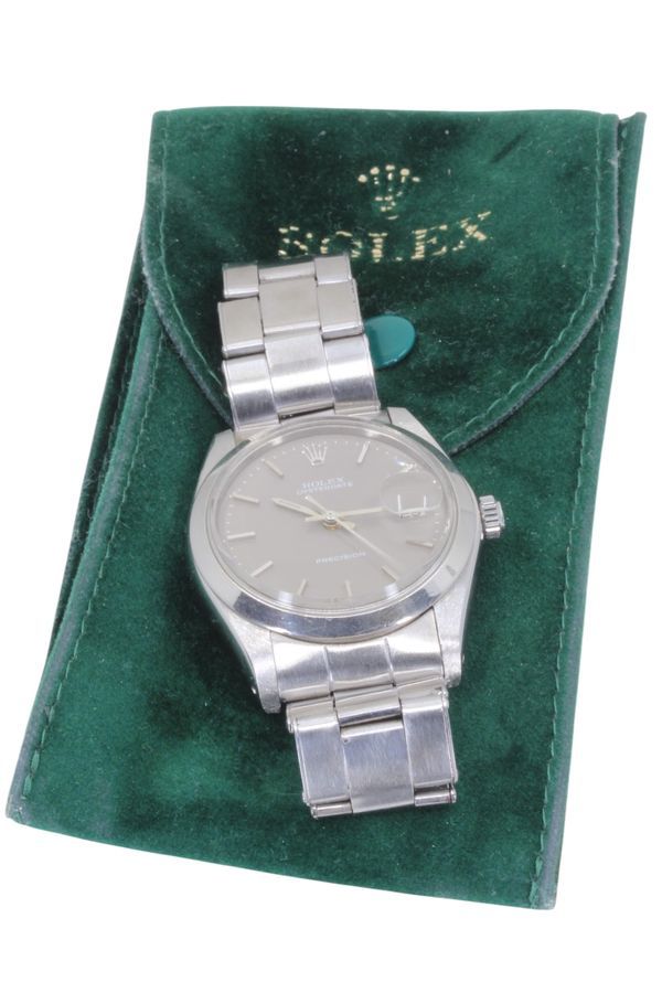 Montre ROLEX "Oysterdate Precision" en acier - Castafiore