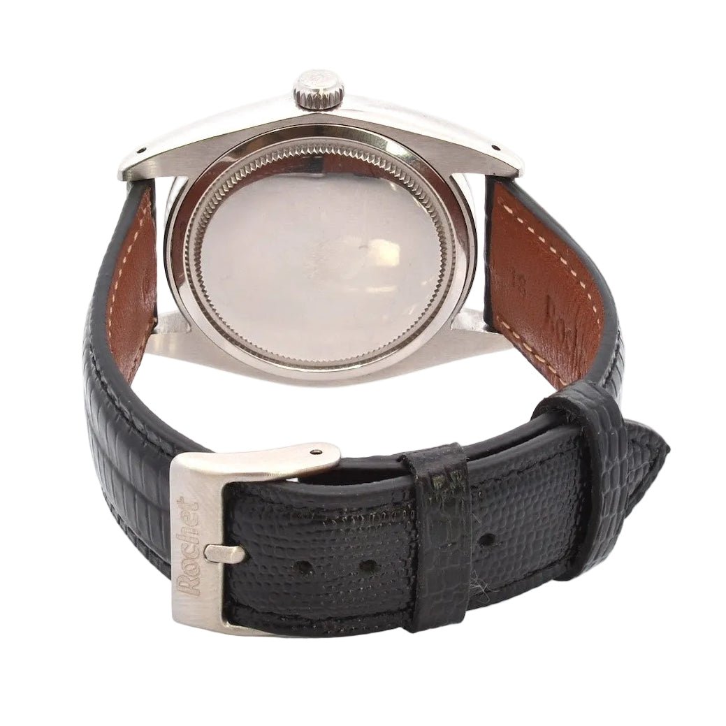 Montre ROLEX "OysterDate Precision" en cuir - Castafiore