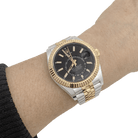 Montre Rolex Sky Dweller en acier et or jaune - Castafiore