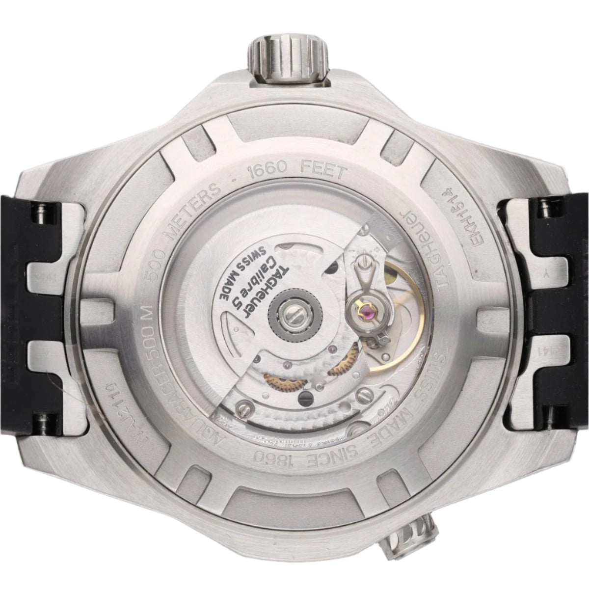 Montre TAG Heuer Aquaracer 500 m (Ref WAJ2110.FT6015) en acier de 2012. Full Set. 42 mm - Castafiore