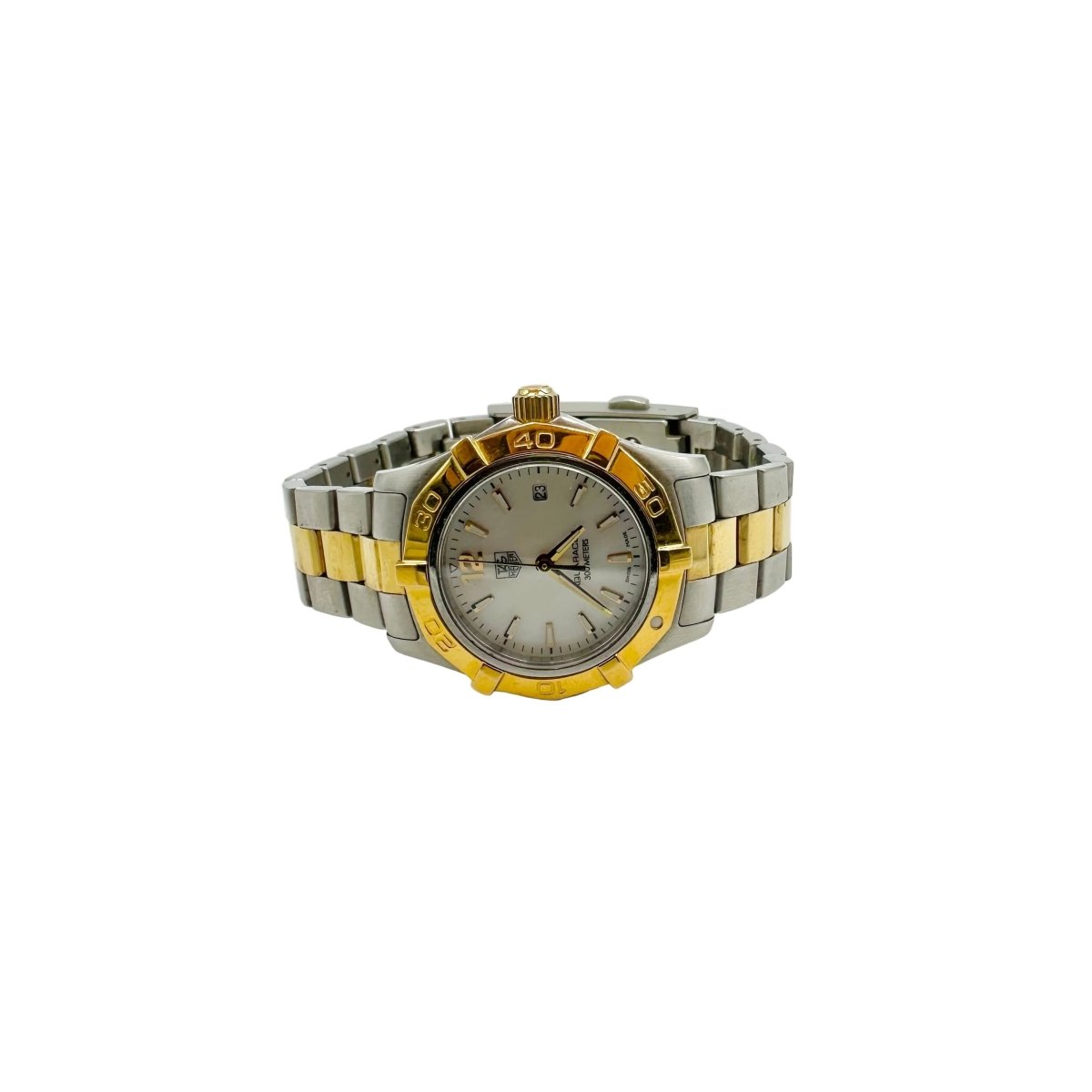 Montre TAG HEUER Aquaracer Dame en acier plaqué or jaune - Castafiore