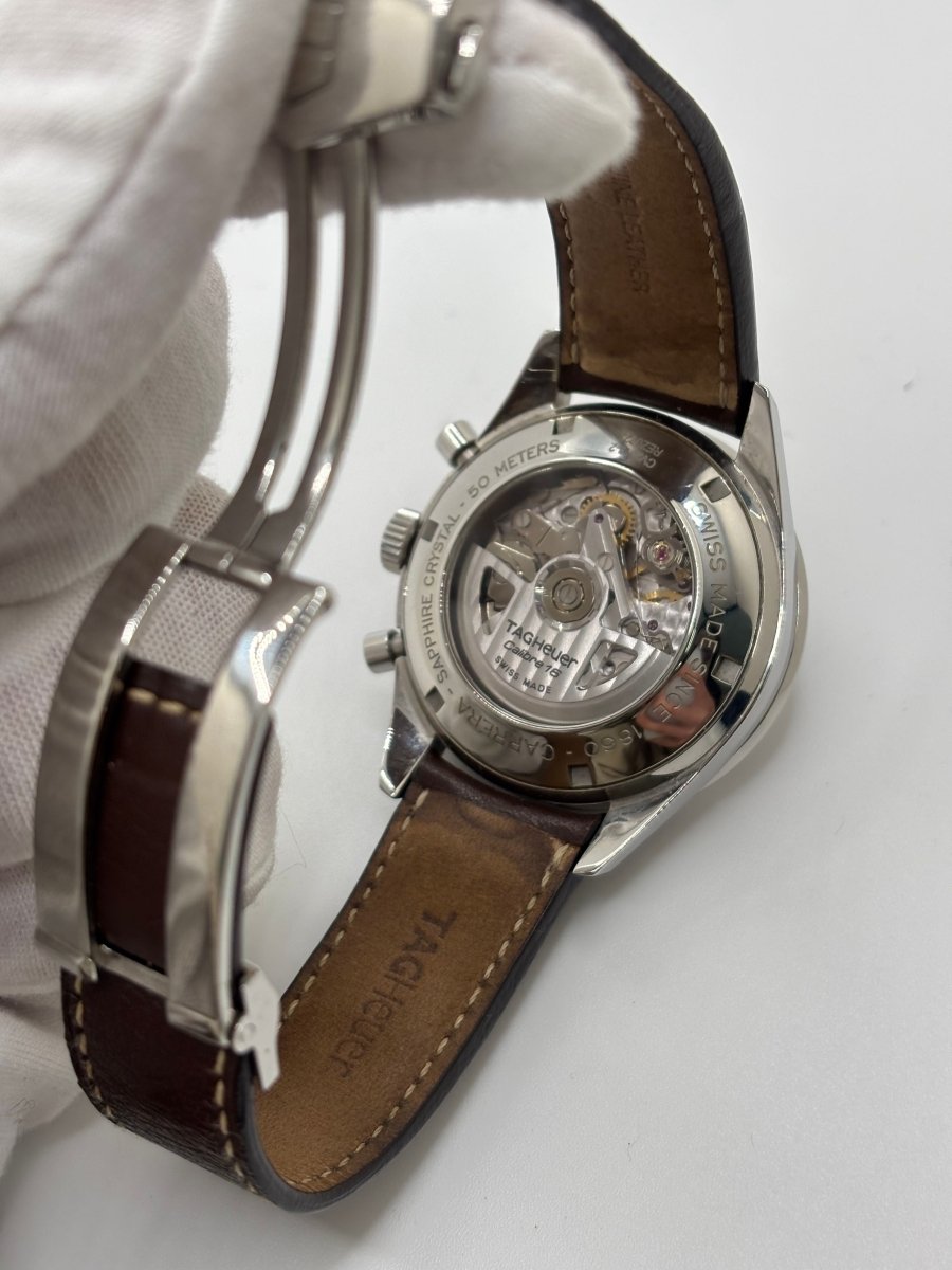 Montre TAG HEUER Carrera calibre 16 en acier et saphir - Castafiore