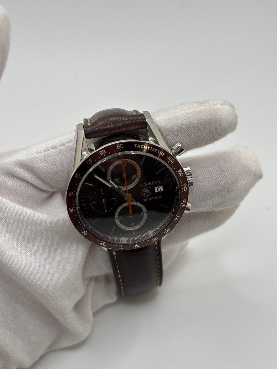 Montre TAG HEUER Carrera calibre 16 en acier et saphir - Castafiore