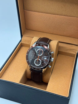 Montre TAG HEUER Carrera calibre 16 en acier et saphir - Castafiore