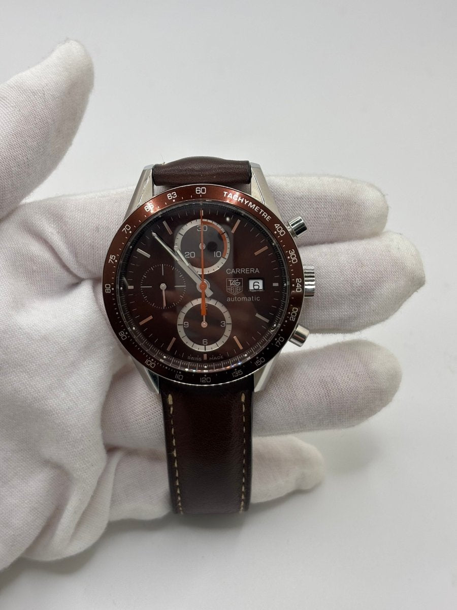 Montre TAG HEUER Carrera calibre 16 en acier et saphir - Castafiore