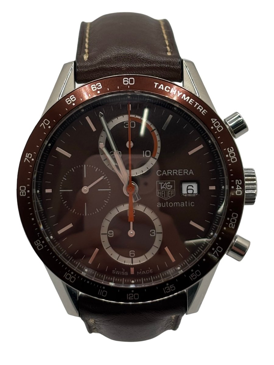 Montre TAG HEUER Carrera calibre 16 en acier et saphir - Castafiore
