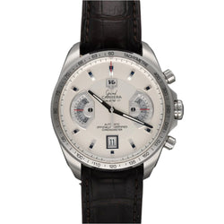 Montre TAG Heuer Grand Carrera en acier – 43 mm – Ref. CAV511B – Vers 2010 – Avec boîte d’origine - Castafiore
