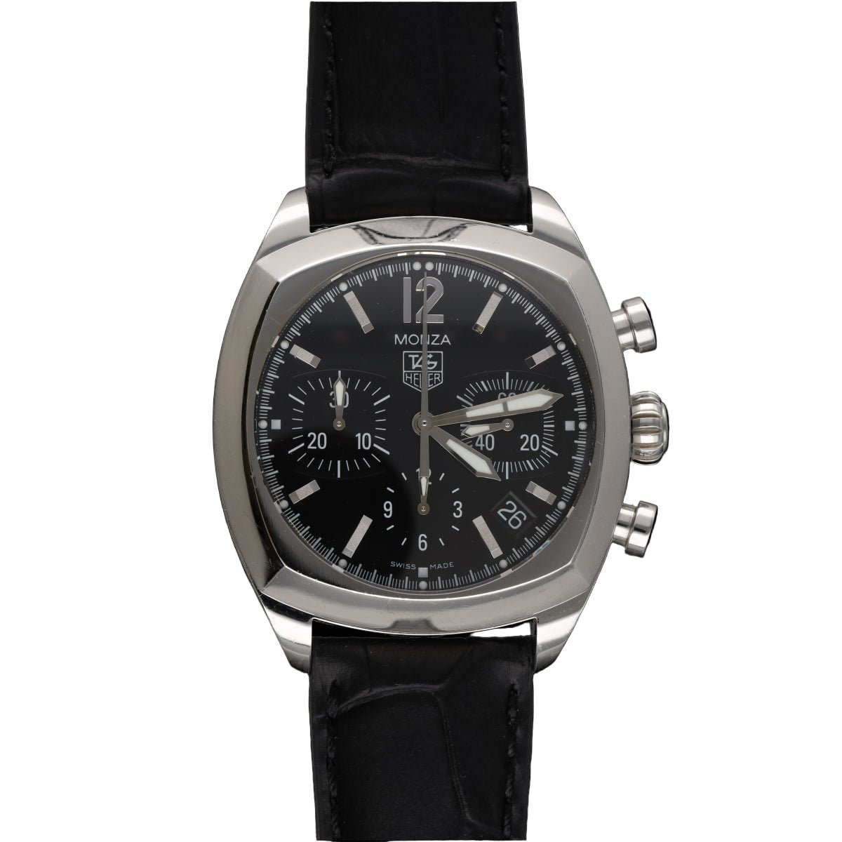 Montre TAG HEUER "Monza" en acier - Castafiore