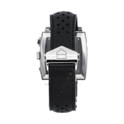 Montre TAG HUEUR "Monaco" en acier et cuir - Castafiore