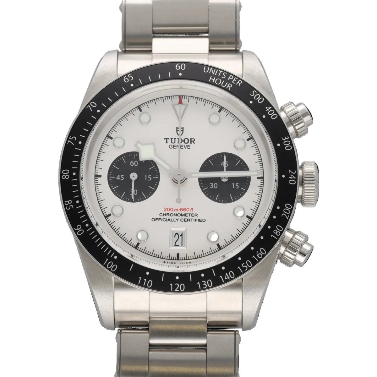 Montre TUDOR "Black Bay Chrono" en acier - Castafiore