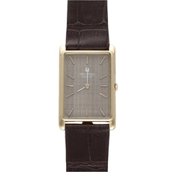 Montre Universal Geneve rectangulaire Extraplate Homme en Or Jaune 18k vers 1975. Mécanique. ref 142200 - Castafiore