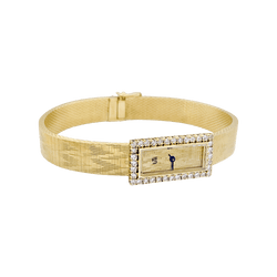 Montre UTI en or jaune et diamants - Castafiore