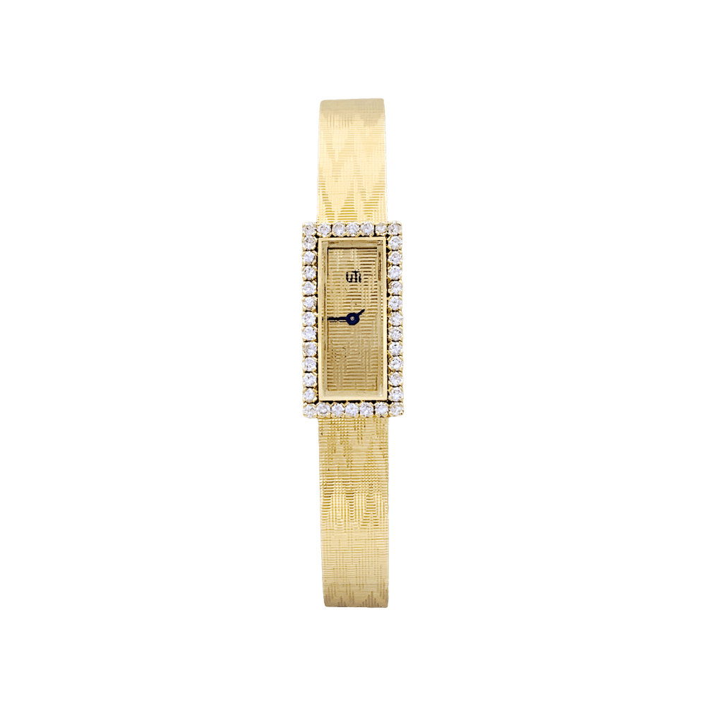 Montre UTI en or jaune et diamants - Castafiore
