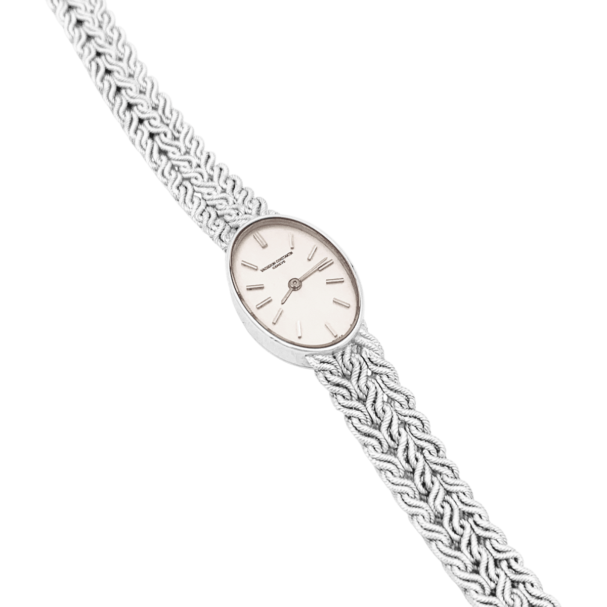 Montre VACHERON CONSTANTIN en or blanc, mécanique et argent - Castafiore