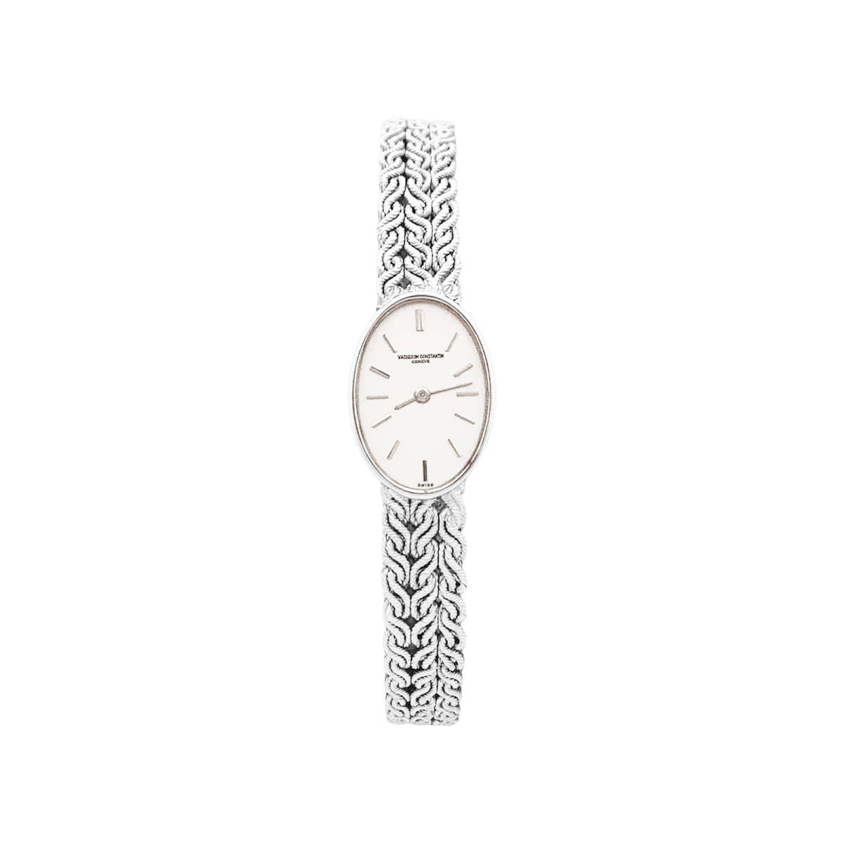Montre VACHERON CONSTANTIN en or blanc, mécanique et argent - Castafiore