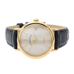 Montre VACHERON CONSTANTIN "L'anglaise 05/2024" en or jaune et cuir - Castafiore