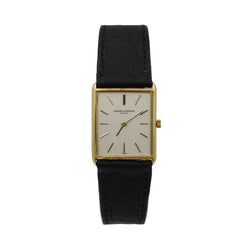 Montre VACHERON CONSTANTIN "Tank Classique" en or jaune et cuir - Castafiore