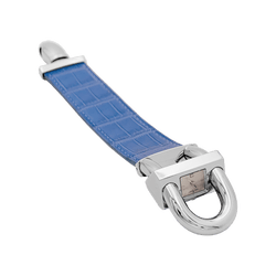 Montre VAN CLEEF & ARPELS "Cadenas" en acier, cuir et diamant - Castafiore