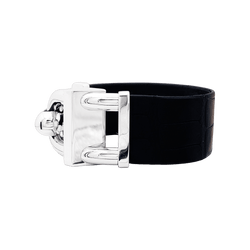 Watch Van Cleef & Arpels, "Cadenas", steel, leather.
