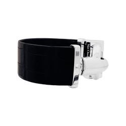 Watch Van Cleef & Arpels, "Cadenas", steel, leather.