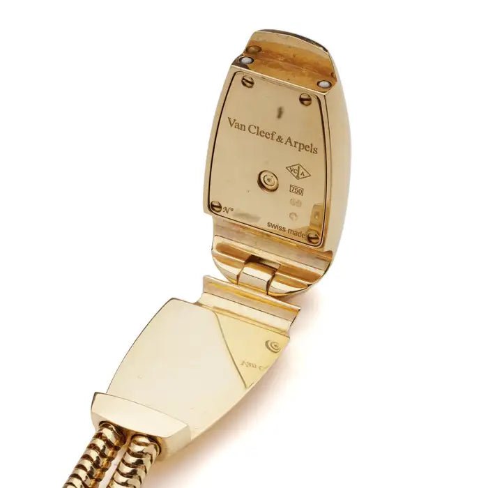 Montre VAN CLEEF & ARPELS Cadenas en or jaune et diamants - Castafiore