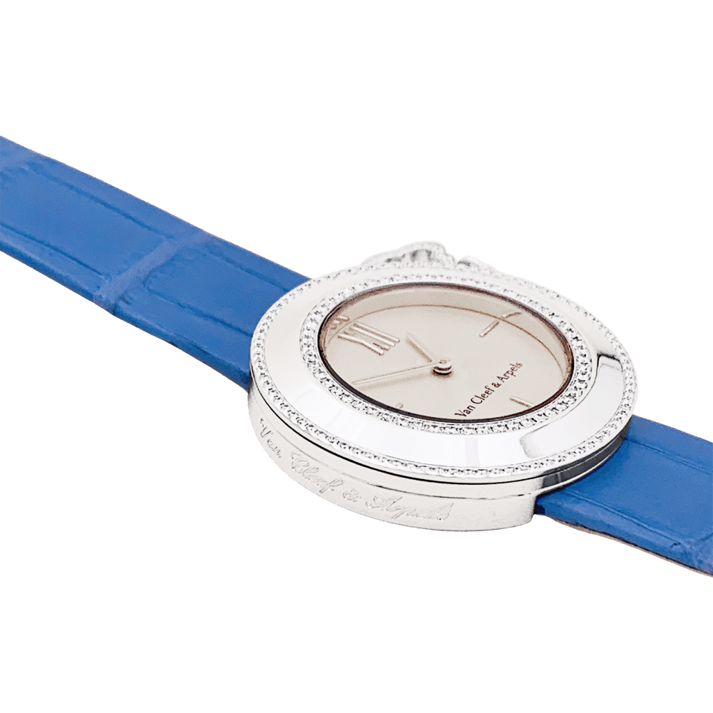 Watch Van Cleef & Arpels woman, "Charms", white gold, diamonds.