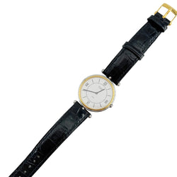 Montre VAN CLEEF & ARPELS "La Collection" en or jaune, acier et cuir - Castafiore