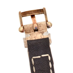 Montre VAN CLEEF & ARPELS "Pierre Arpels" en or jaune, cuir et nacre - Castafiore