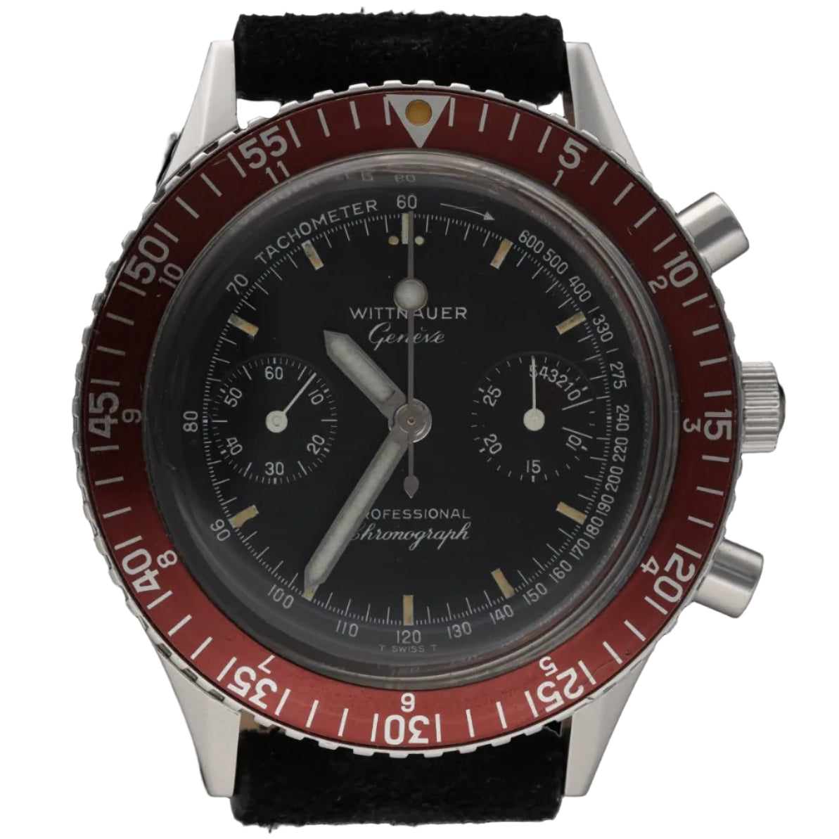 Montre WITTNAUER "Professional Chronograph" en acier - Castafiore