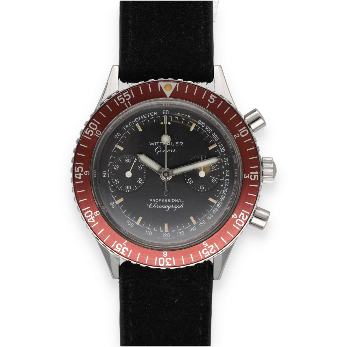 Montre WITTNAUER "Professional Chronograph" en acier - Castafiore