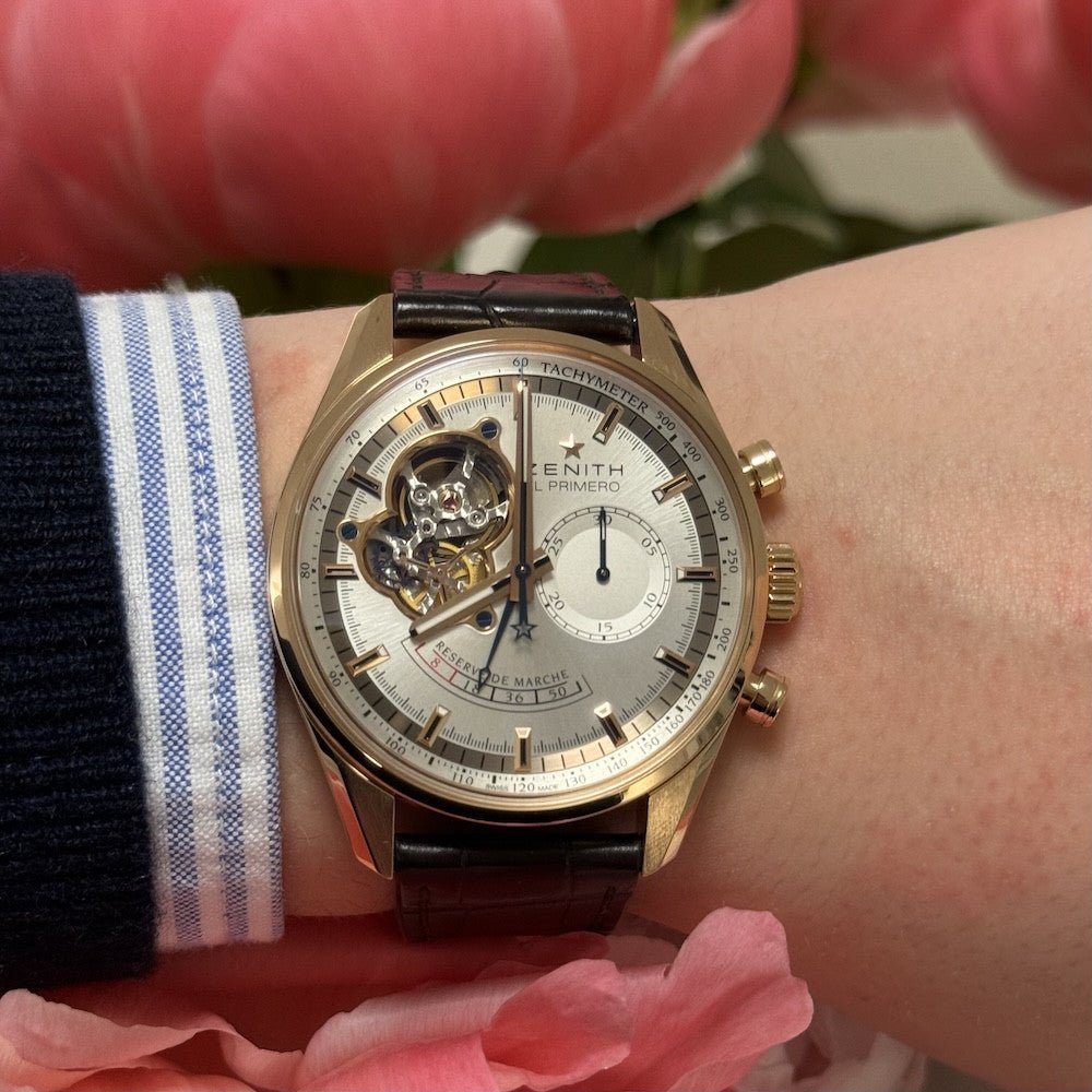 Montre Zenith Chronomaster Power Reserve en or rose 18k de 2015. Automatique. 42 mm.(Ref 18.2080.4021/01 - C494. Full set - Castafiore
