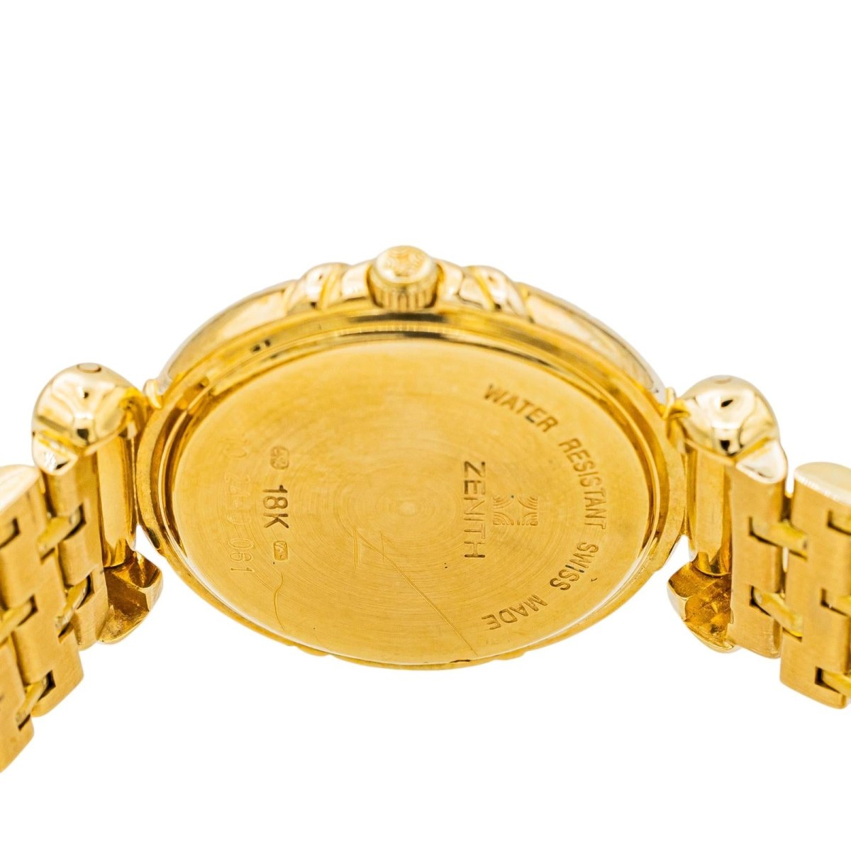 Montre ZENITH en or jaune et diamants - Castafiore