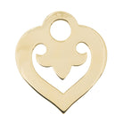 O.J. Perrin Pendentif Coeur Cœur légende Or jaune - Castafiore