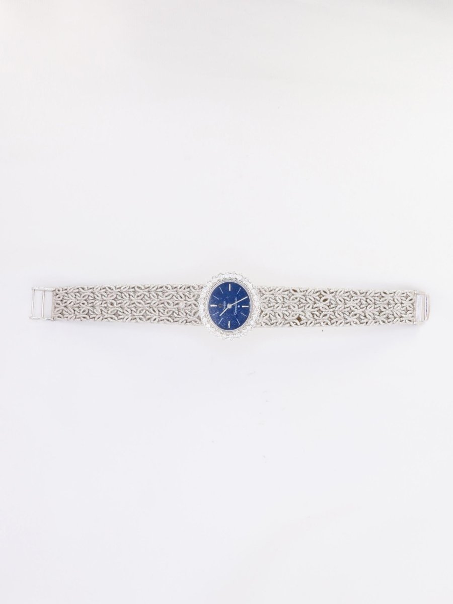 OMEGA Constellation - Montre or blanc diamants lapis - lazuli - Castafiore