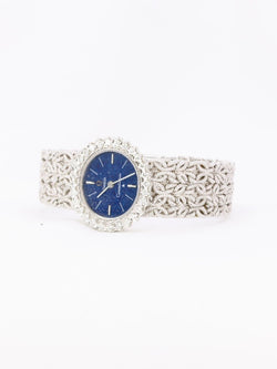 OMEGA Constellation - Montre or blanc diamants lapis - lazuli - Castafiore