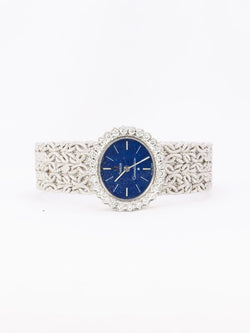 OMEGA Constellation - Montre or blanc diamants lapis - lazuli - Castafiore