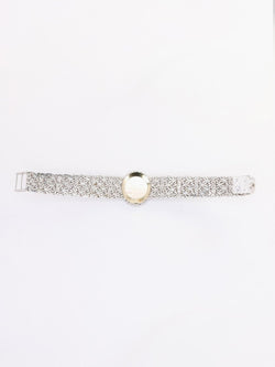 OMEGA Constellation - Montre or blanc diamants lapis - lazuli - Castafiore