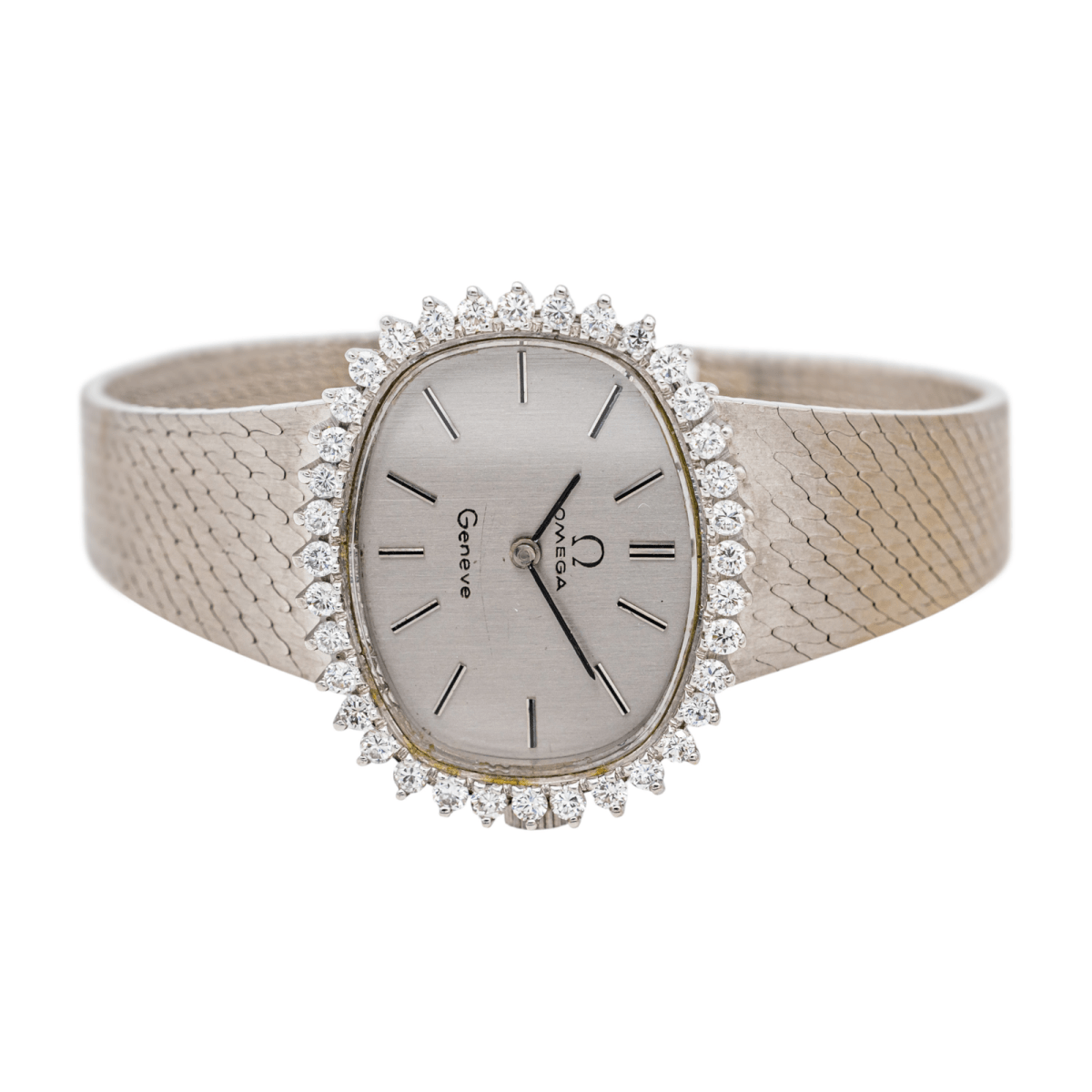 Omega Montre De Ville Or blanc Diamant - Castafiore