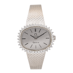 Omega Montre De Ville Or blanc Diamant - Castafiore