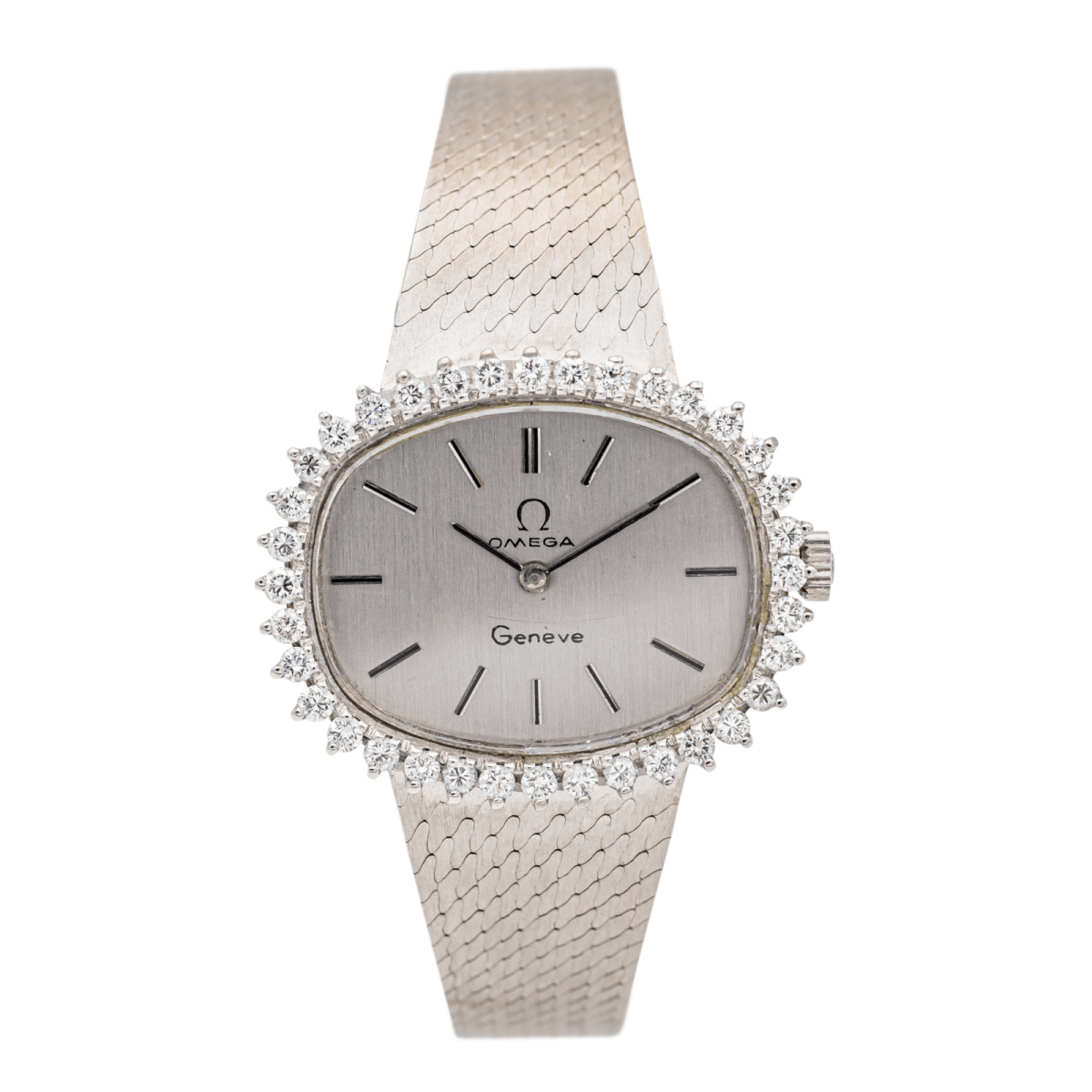 Omega Montre De Ville Or blanc Diamant - Castafiore