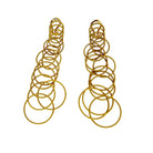 Paire de boucles d'oreilles BUCCELLATI "Hawaïï grand modèle" en or jaune - Castafiore