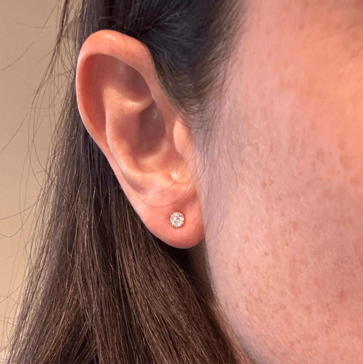 Paires de clous d'oreilles diamant - Castafiore