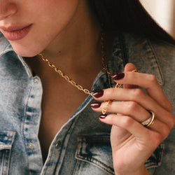 Parure à maillons en or jaune - Castafiore